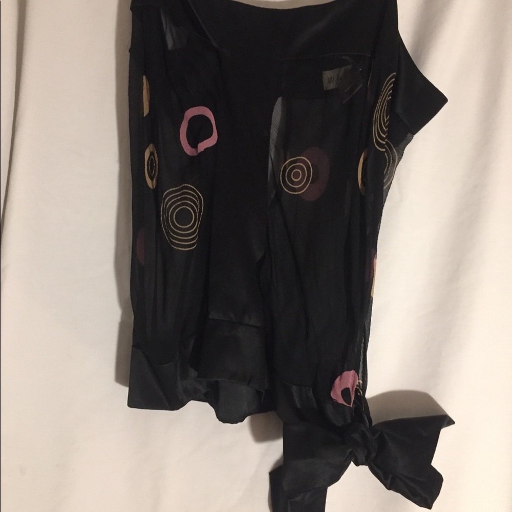 Black and pink  spaghetti strap top